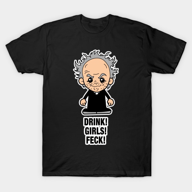 Lil Father Jack - Drink T-Shirt by TopNotchy